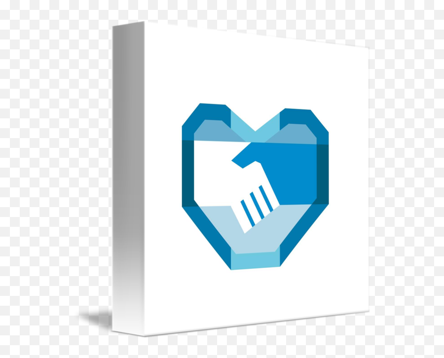 Handshake Forming Heart Shape Retro By Aloysius Patrimonio - Horizontal Png,Heart Shape Transparent