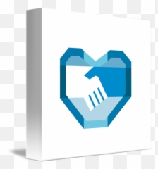 Handshake Forming Heart Shape Retro By Aloysius Patrimonio - Horizontal png