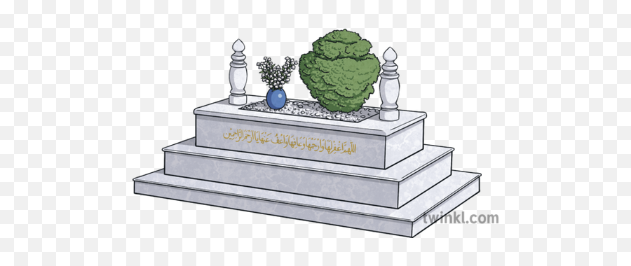 Muslim Grave Illustration - Twinkl Broccoli Png,Grave Transparent