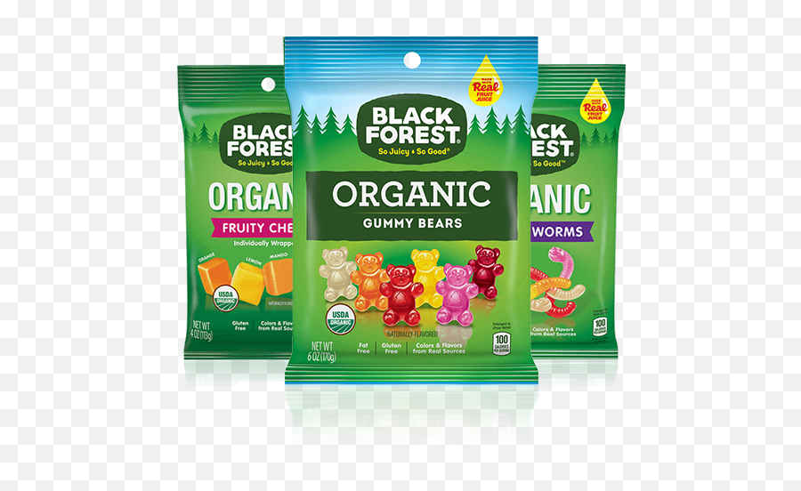 Black Forest Snacks Organic And Classic Gummies Fruit - Packet Png,Gummy Bear Logo