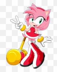 Amy Rose Png Photo Mart - Sonic