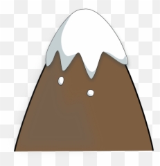 Mountain Clip Art Png - Brown Clipart