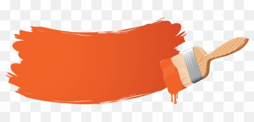 Free Download Orange Paint Brush Clipart Brushes - Paints png
