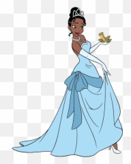 Frog Clipart Princess Tiana - Blue Dress Princess And The Frog Png,Princess Tiana Png