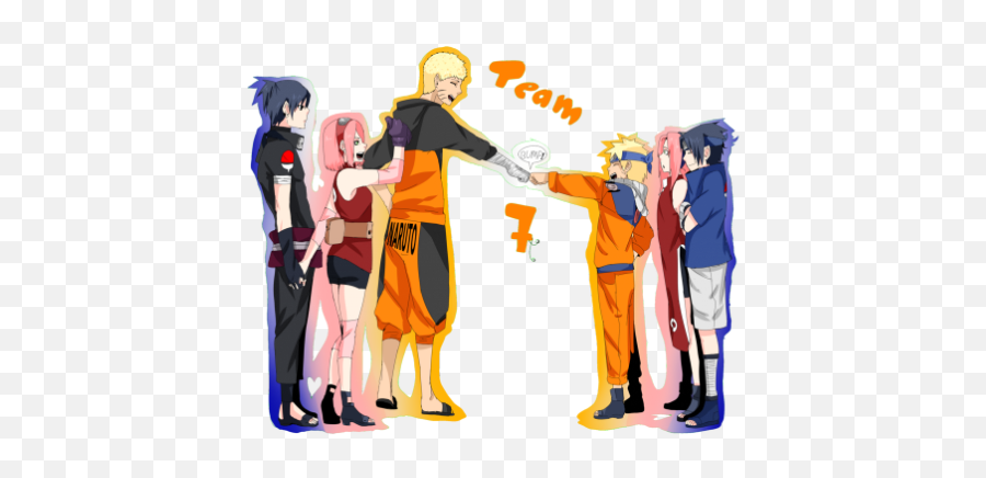 Download Naruto Shippuden Transparent - Team 7 Naruto We Heart Png,Sasuke Uchiha Transparent