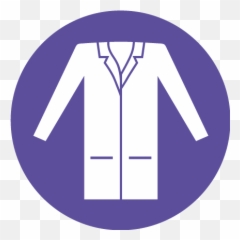 Download Hd Gloves Clipart Lab Coat - Lab Coat Sign Png,Lab Coat Png