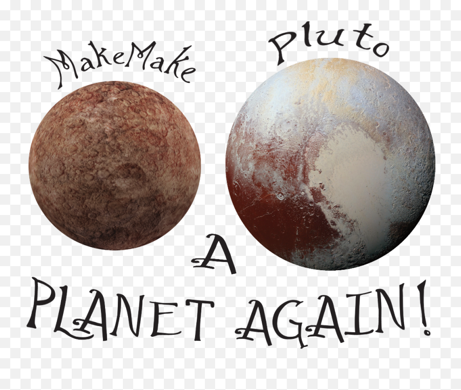 Makemake Pluto A Planet Again Wh Text Products From Png