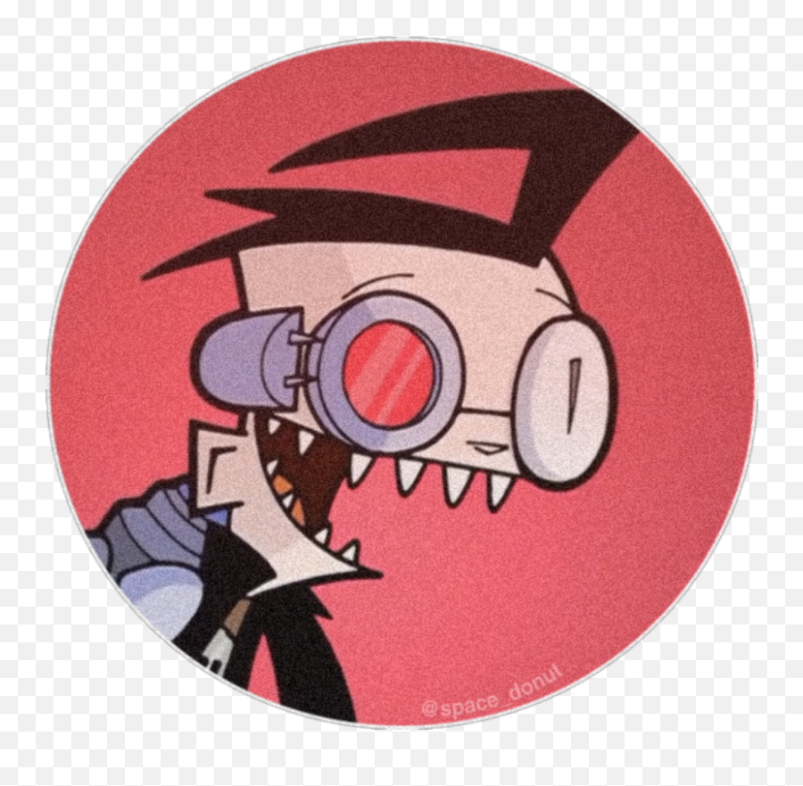 Invaderzim Icon Dib Pilot Sticker - Fictional Character Png,Dib Icon