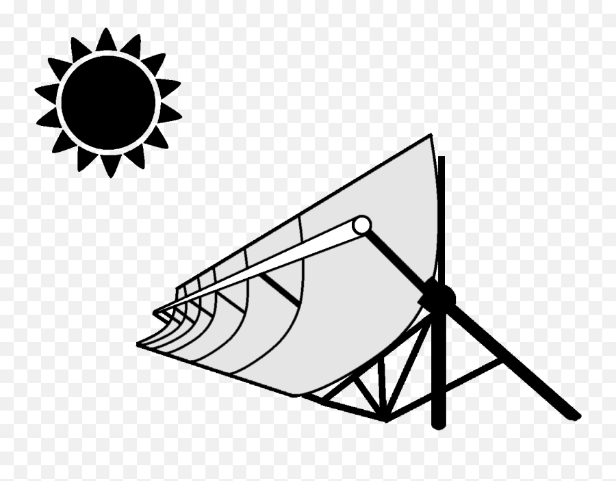 Concentrated Solar Thermal Icon - Parabolic Trough Collector Icon Png,Solar Power Generator Icon