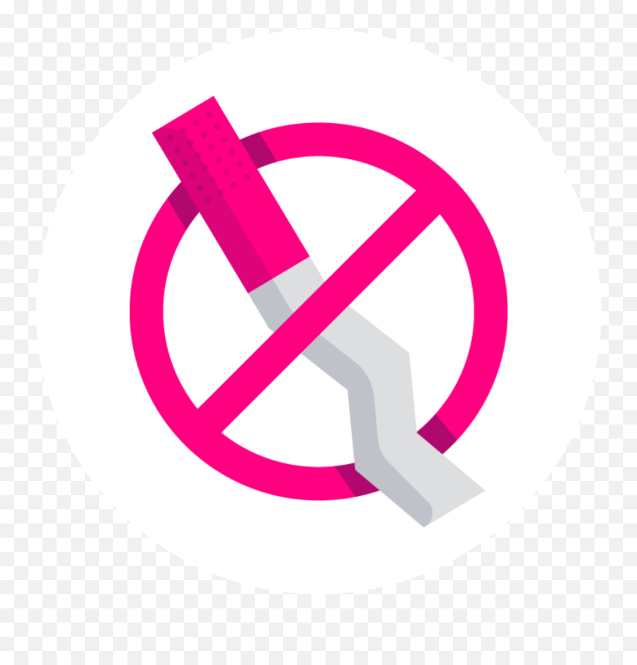 Breast Cancer And Ovarian - Transparent Crossed Out Png,Icon No Smoking