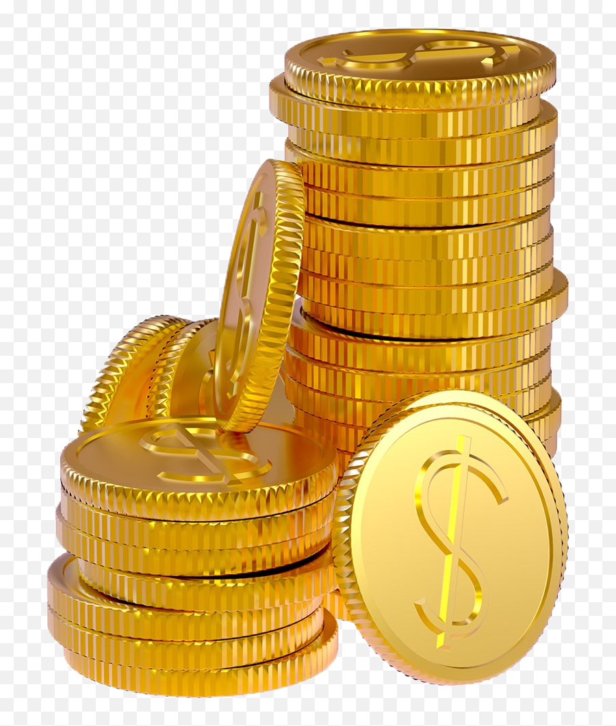 Download Golden Gold Photography Coins Coin Bank Hq Png - Pièces D Or Png,Coin Icon Transparent