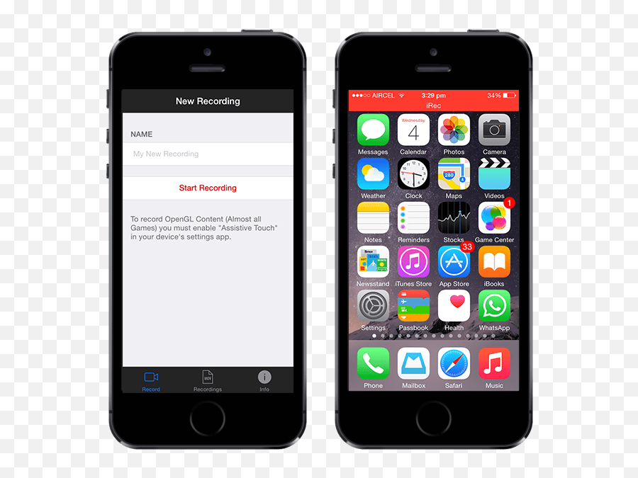 How To Record Your Ios Iphone Ipad Screen Without Jailbreak - Iphone 5s Space Grey Png,Cydia Ios 8 Icon