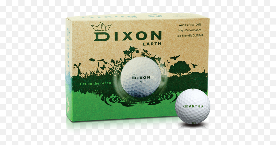 Dixon Earth Golf Balls Wfree Personal Logo Transparent PNG