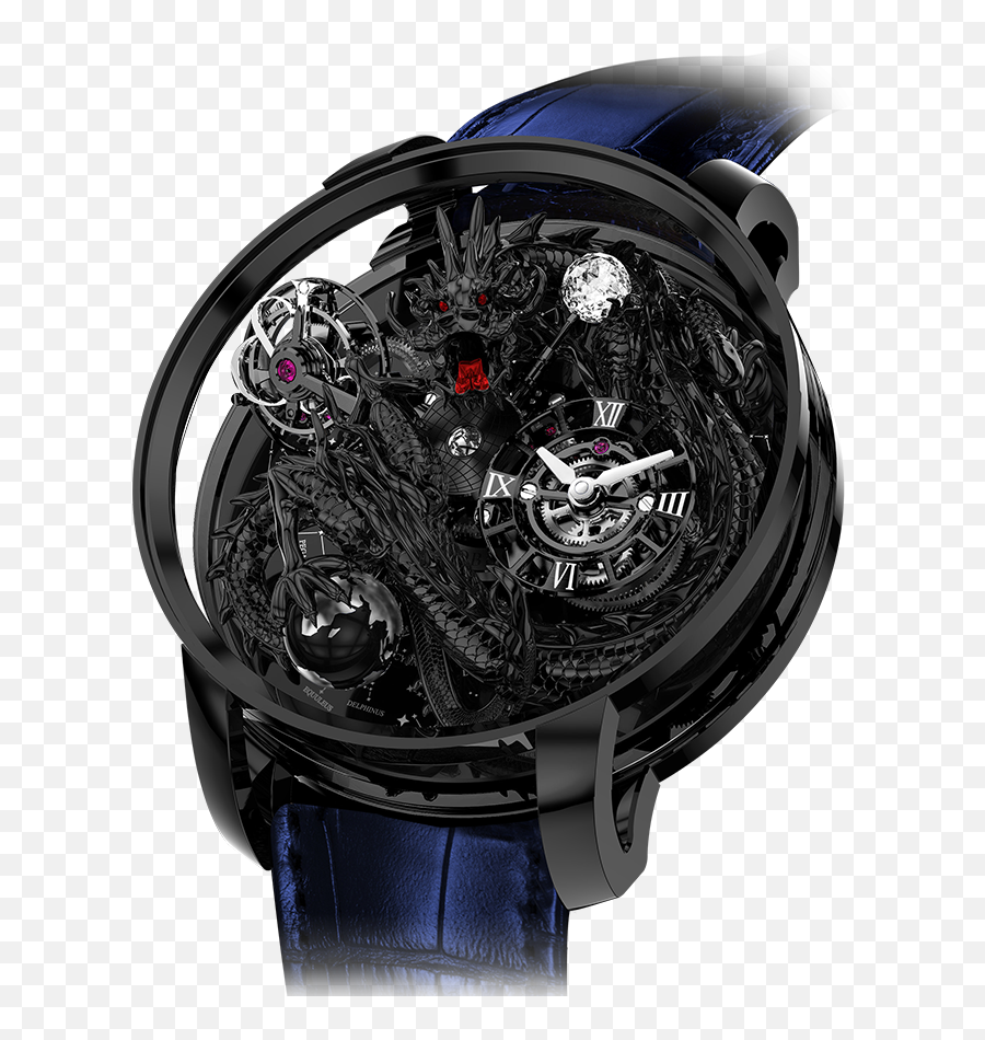 Jacob U0026 Co Astronomia Sky Dragon Tourbillon Black Gold Png Dunhill Icon