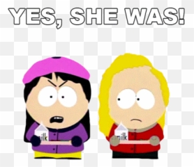 Yes She Was Wendy Sticker - Bebe South Park Endy png