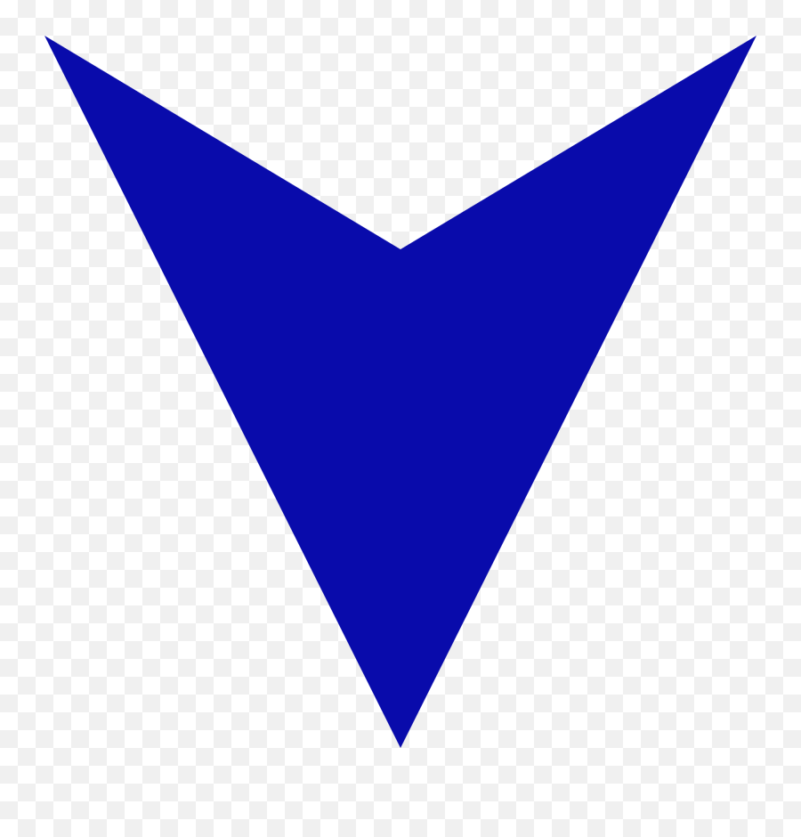 Filearrow Blue Down 001svg - Wikipedia Down Arrow Blue Png,Arrow Head Png