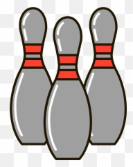 Bowling Pins Clipart Transparent - Clipart World png