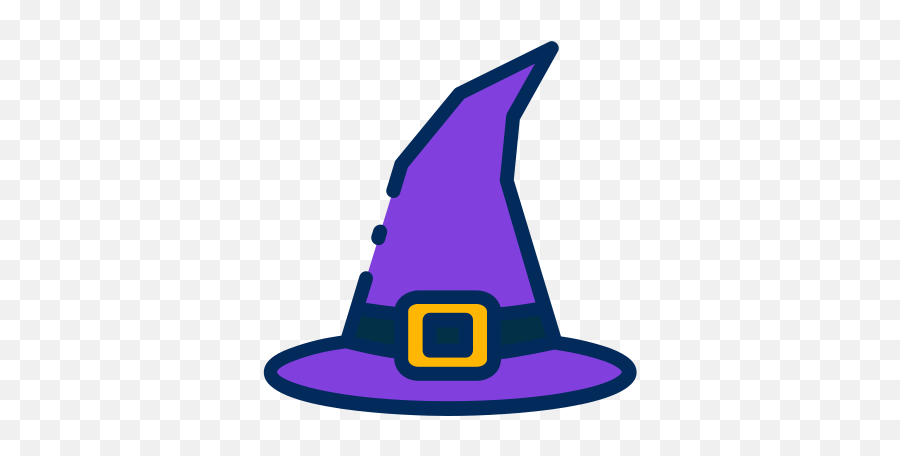 Witch Hat - Free Halloween Icons Costume Hat Png,Witch Hat Icon