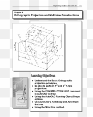Pdf Engineering Graphics And Autocad 4 - 1 Orthographic Vertical png