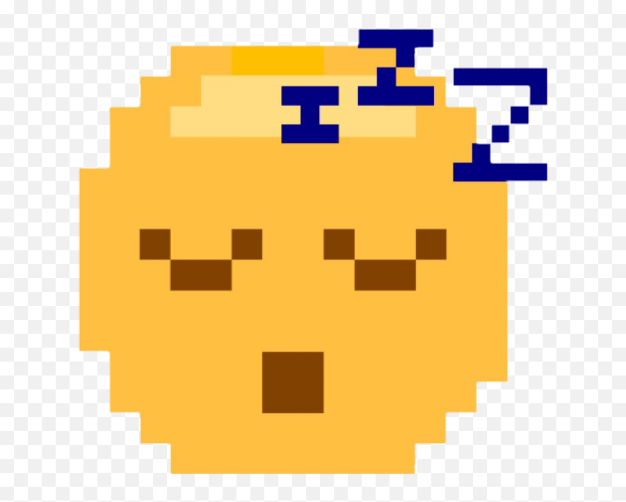 Cute In Emojis - Apple Pixel Art Png,Sleepy Emoji Png