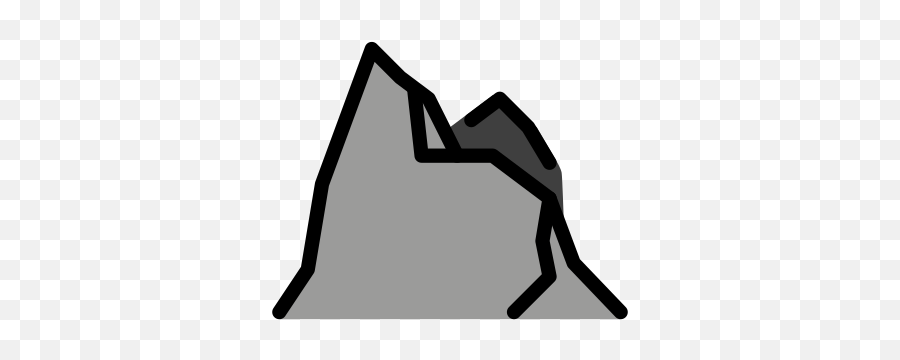 Mountain Emoji Png Montagne Icon