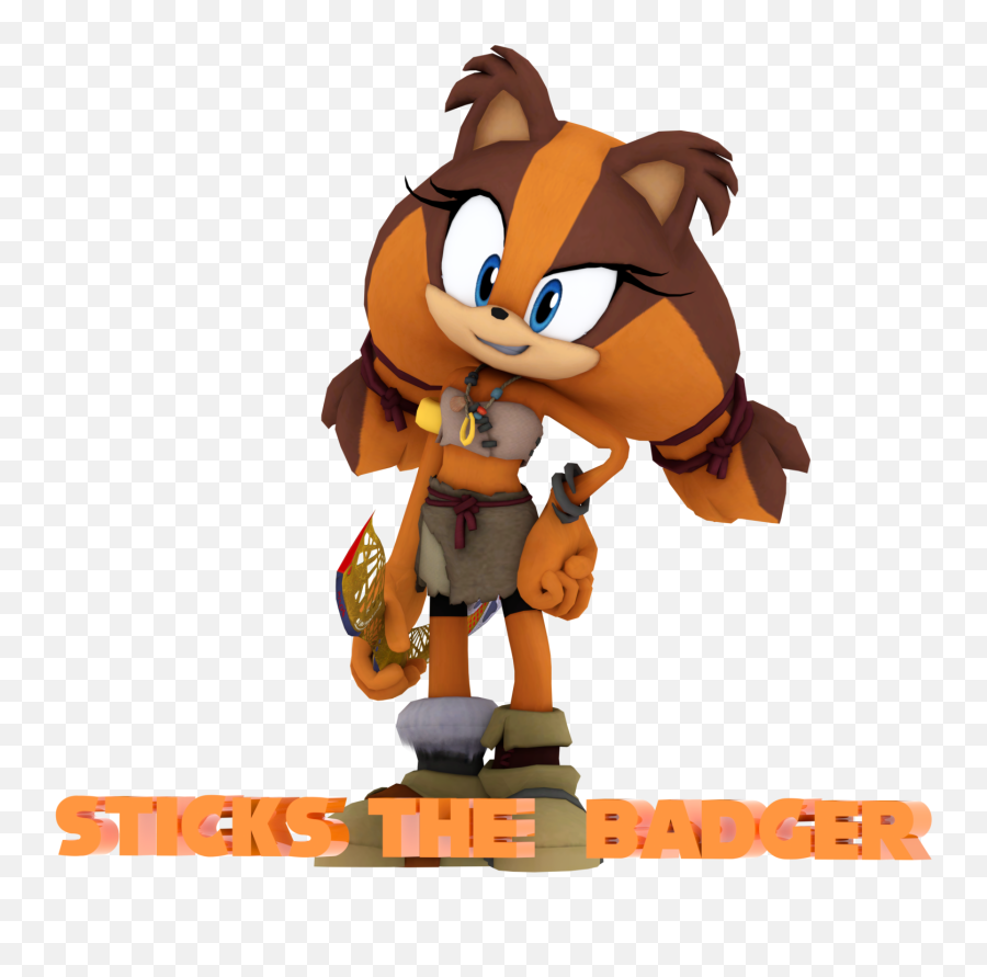 Sonic Toy Sticks Tails Boom Stuffed Png