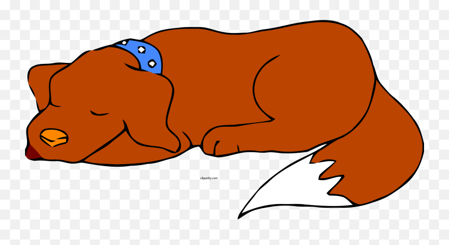 Dog Sleeping Brown Color Clipart Png U2013 Clipartlycom - Sleeping Dogs Clipart Png,Sleeping Png
