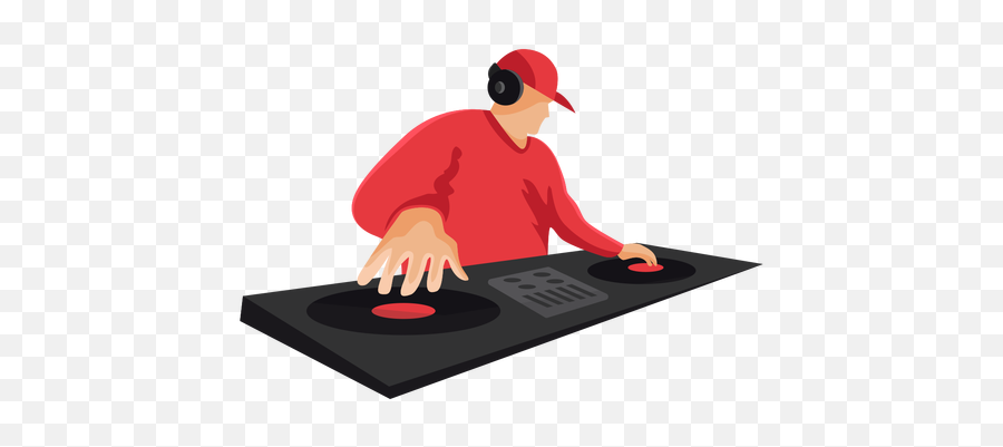 Flat Dj Mixer Illustration - Transparent Png U0026 Svg Vector File Dj Illustration Png,Dj Png