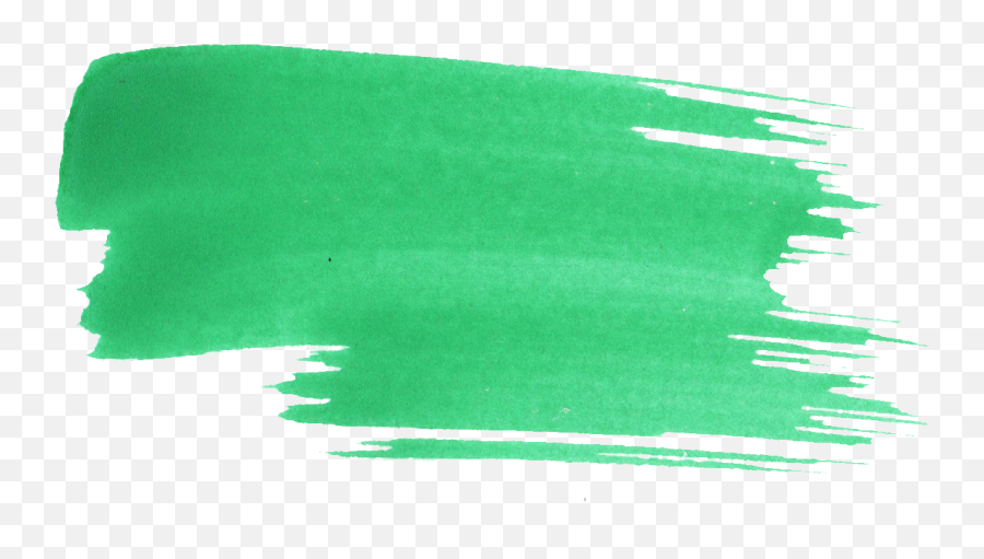 37 Green Watercolor Brush Stroke - Paint Brush Stroke Png Green,Green Png