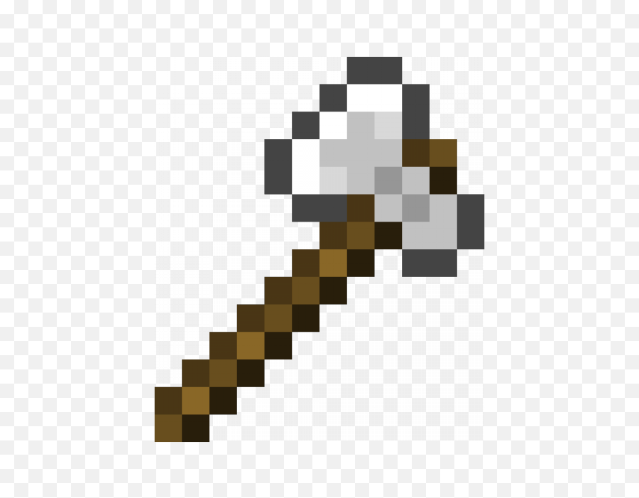 Diamond Pickaxe Png - Minecraft Iron Axe,Minecraft Pickaxe Png