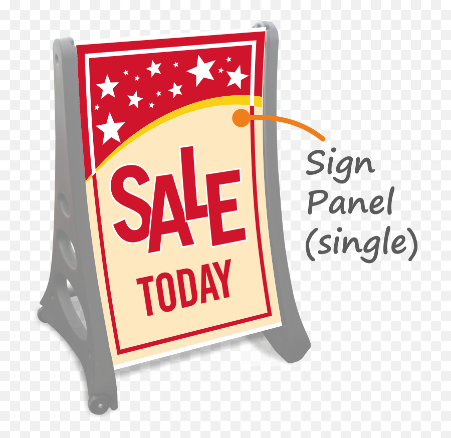 Sale Sign Png - Aframe Portable Sidewalk Sign Poster Poster,For Sale Sign Png