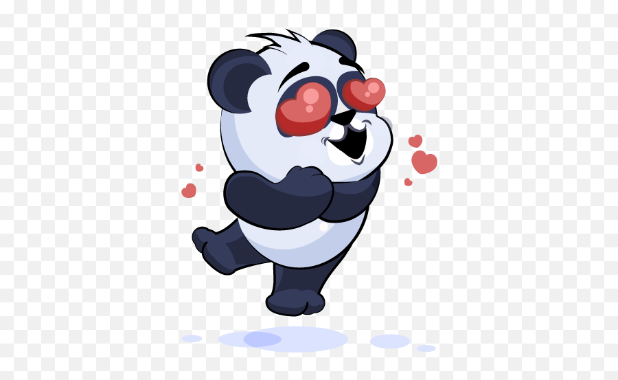 Panda Emoji Stickers - Panda Emoje Png,Panda Emoji Png