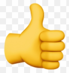 Like Emoji Png Picture - Transparent Background Thumbs Up