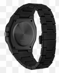 Shop Now Button Png - Mo01 Productsd1 Milano 02 Pcbj01 Back D1 Polycarbon Black Dial Watch