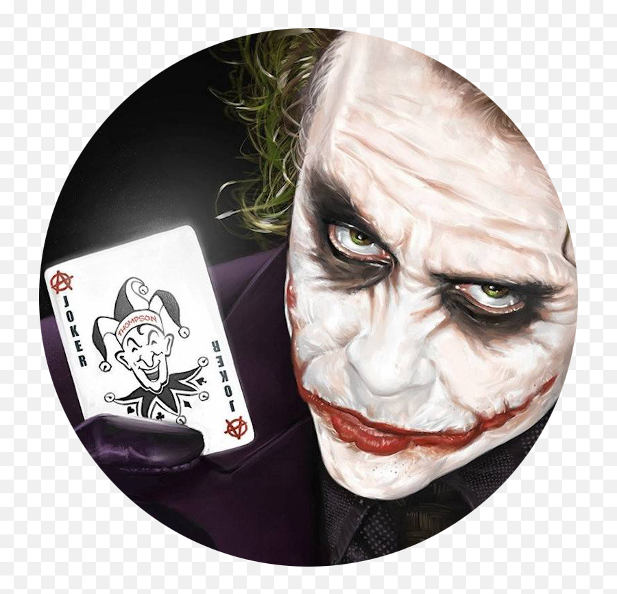 Sticker Emblem Logo Joker - Joker Sticker For Car Png,The Joker Logo
