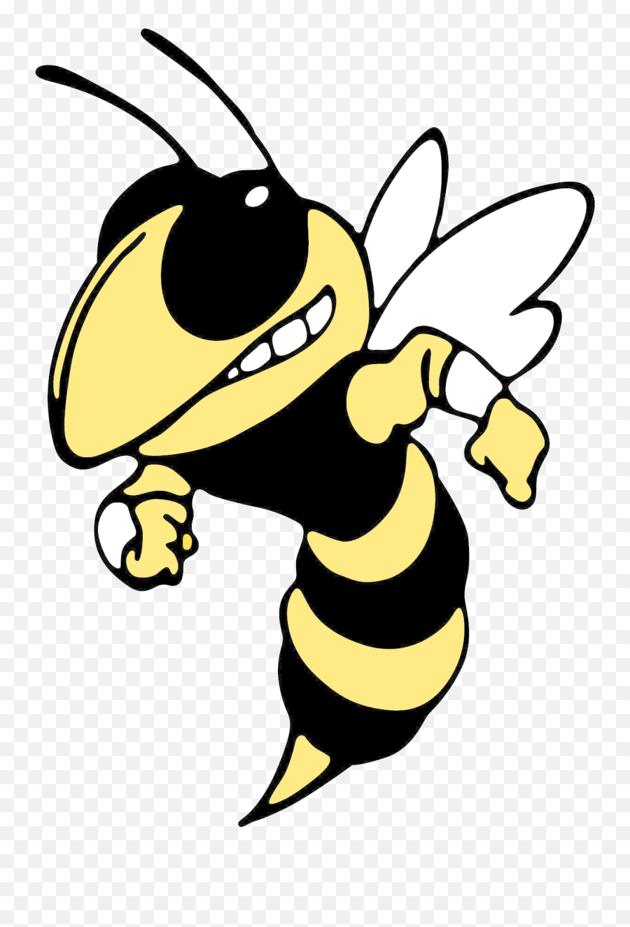 Hornet Clipart Yellow Jacket - Bishop Moore Hornets Logo Georgia Tech ...