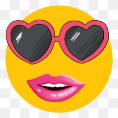 Emoji Emotions Face - Sunglasses png