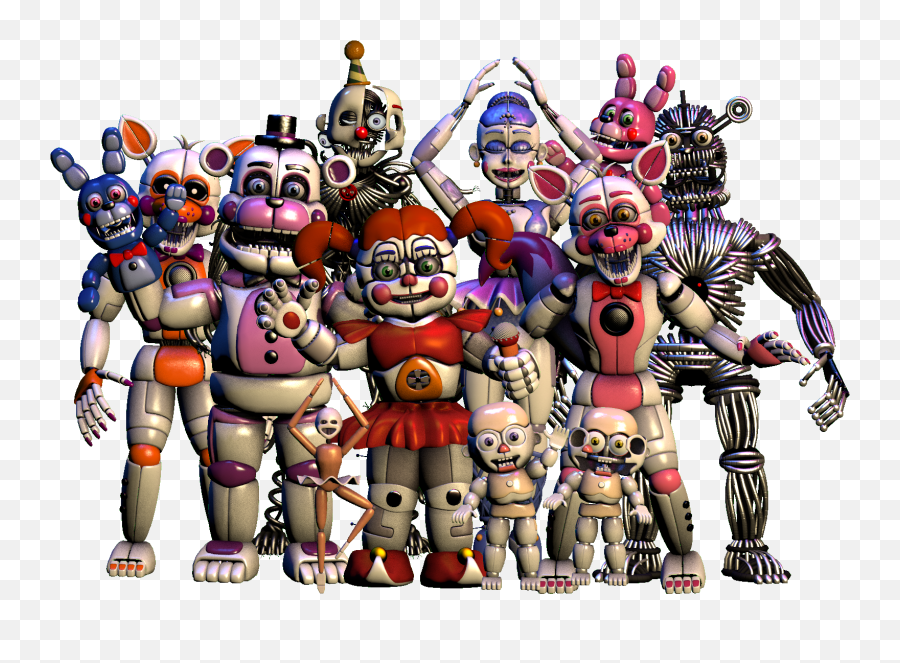 Sister Location Png Hd Pictures - Vhvrs Fnaf Sister Location Gang,Location Png