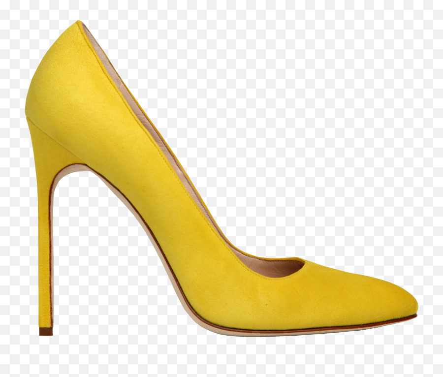 Yellow Women Shoe Png Image - Shoe Png,Heels Png