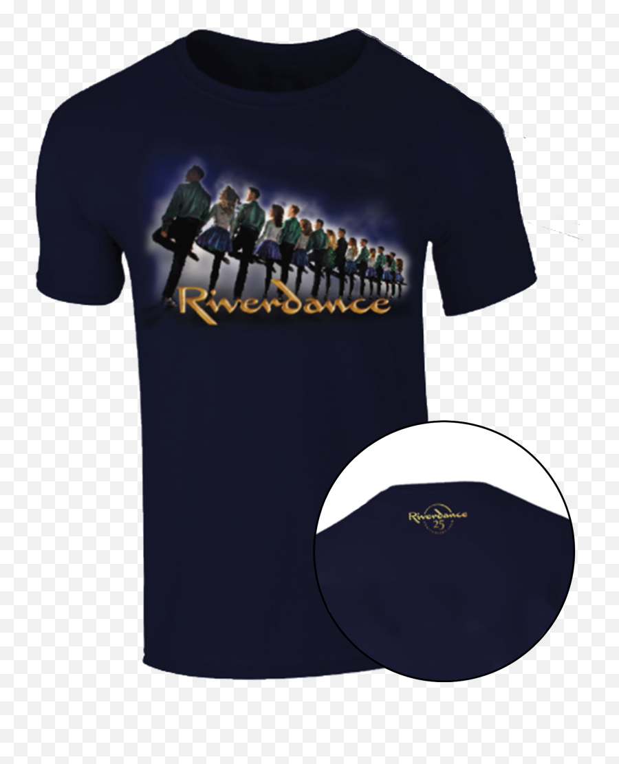 Riverdance 25th Anniversary Logo T - Riverdance T Shirt Png,25th Anniversary Logo