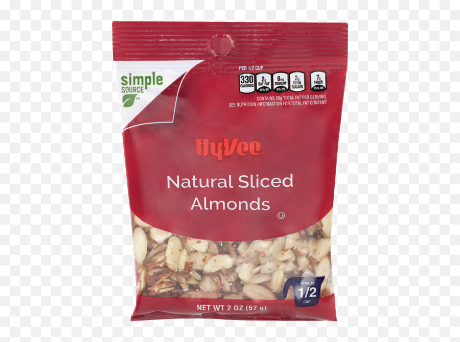 Hy - Vee Natural Sliced Almonds Hyvee Aisles Online Grocery Popcorn Png,Almond Transparent