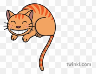 Cheshire Cat Feline Animal Ks1 Eyfs Illustration - Twinkl Tetrahedral Structure Of Diamond Png,Cheshire Cat Png