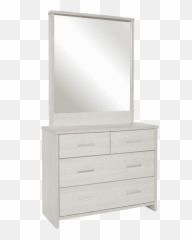 Atlas 4 Drawer Dressermirror Platform 10 - Chest Of Drawers Png,Dresser Png