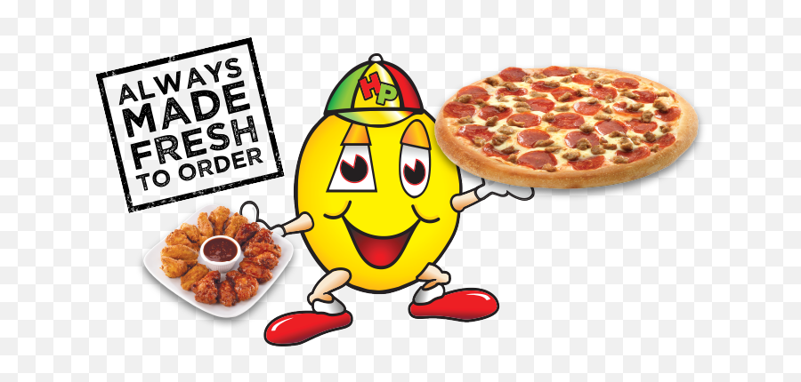 Own A Happyu0027s U2013 Be Happy Pizza - Pizza Png,Cartoon Pizza Logo