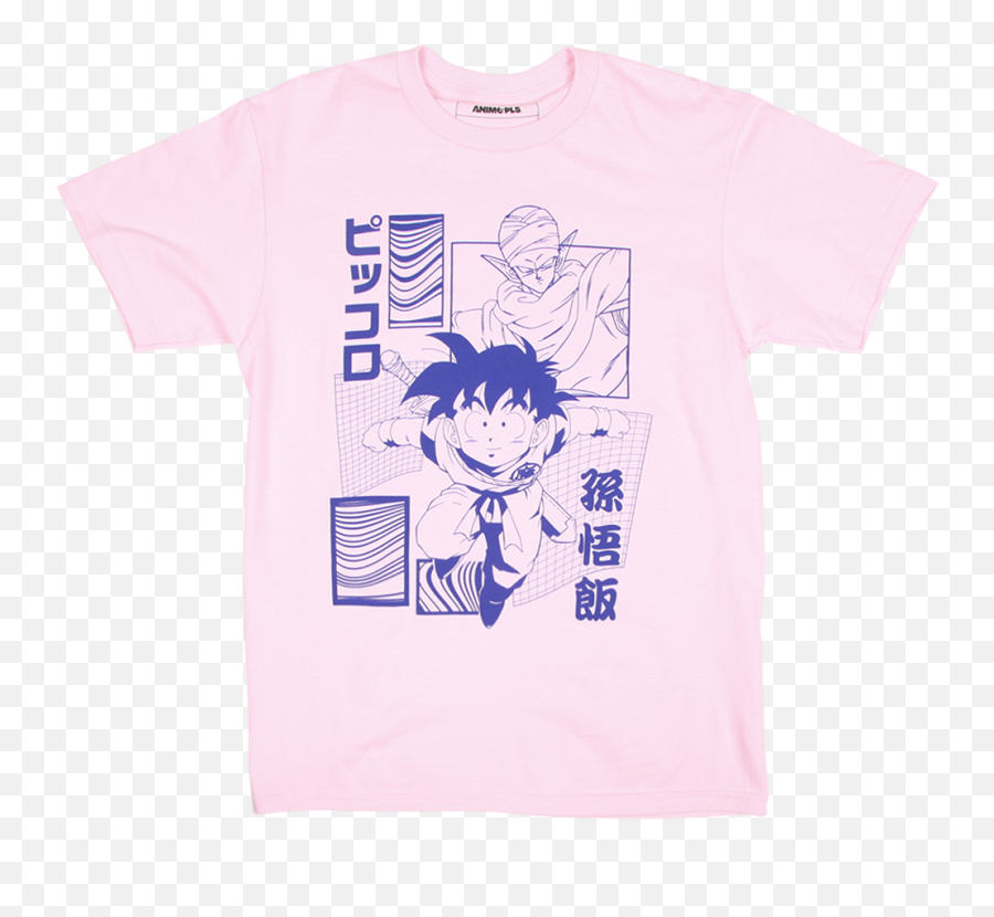 Dragon Ball Z Gohan And Piccolo Pink Tee - Cartoon Png,Piccolo Transparent