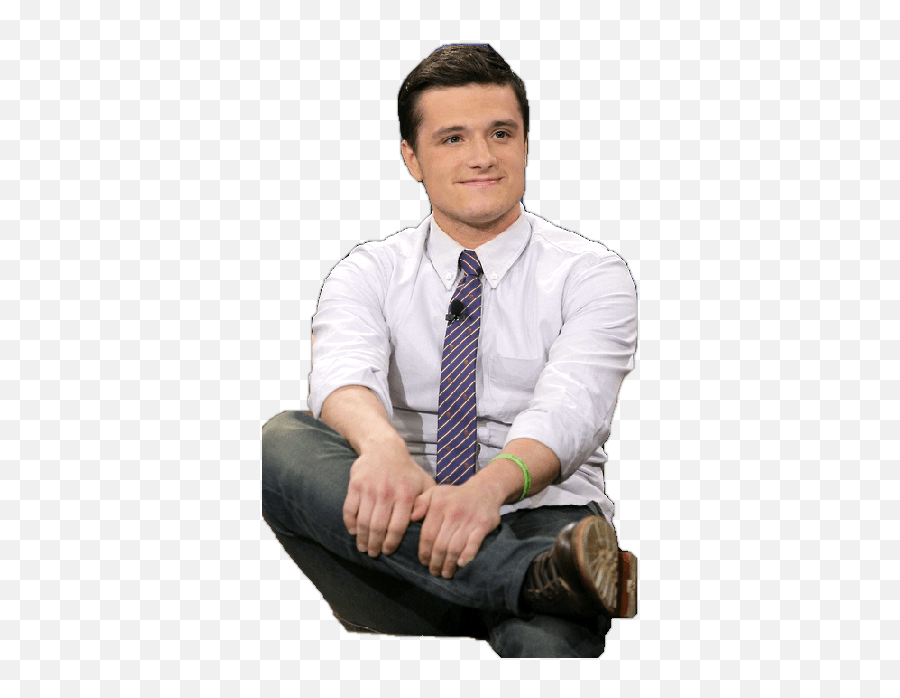 Png Images Free Cutout People For - Josh Hutcherson Sitting Png,Celebrity Png