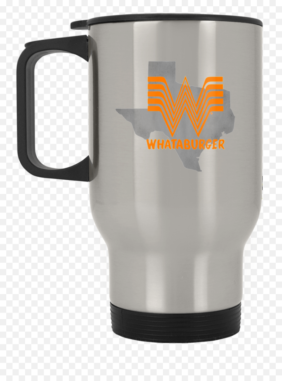 Whataburger Texas Silver Stainless Travel Mug - Aunt To Godmother Gifts Png,Whataburger Png