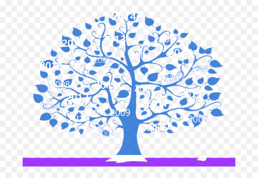 Download Blue Family Tree Design Hd Png - Uokplrs Stone Tree Design Wall,Branch Clipart Png
