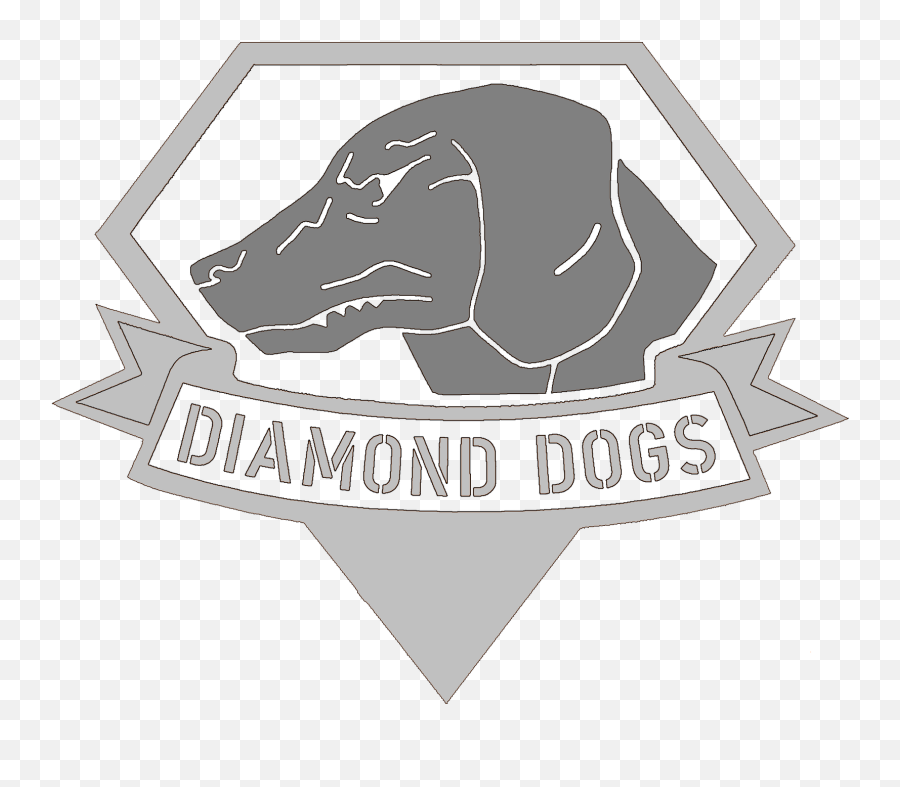 Download Pepakura Papercraft - Metal Gear Solid Diamond Dogs Tattoo Png,Dog Logo Png