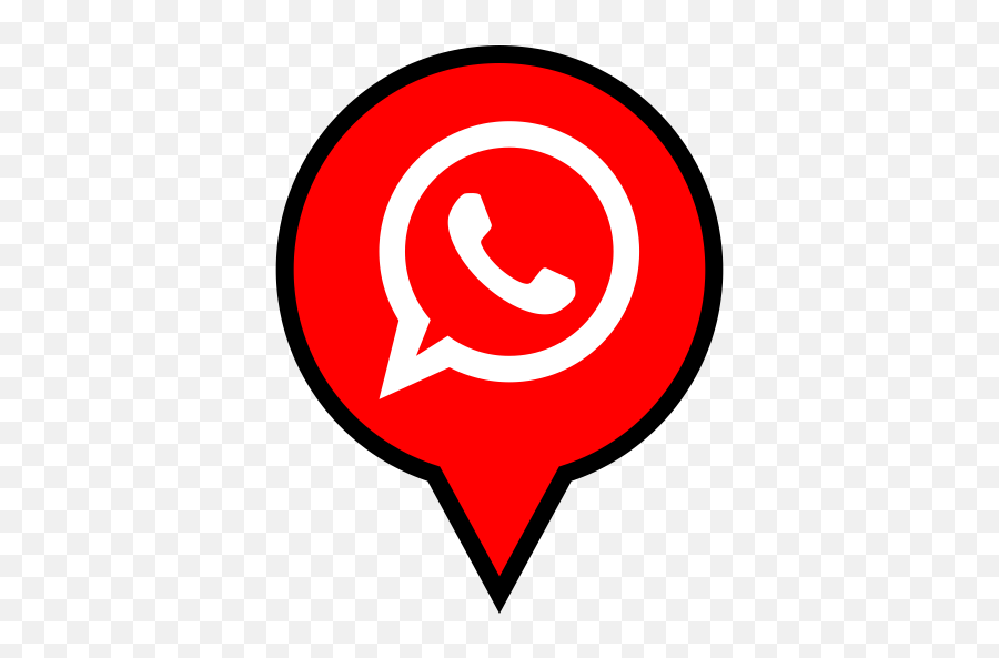 Whatsapp Logo Icon Of Colored Outline Style - Available In Whatsapp Logo Blue Color Png,Whats App Logo